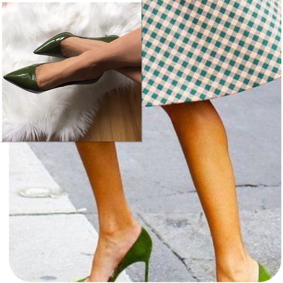Cesare Paciotti Shoes - Cesare Paciotti Green Holiday ❤️Heel Pumps